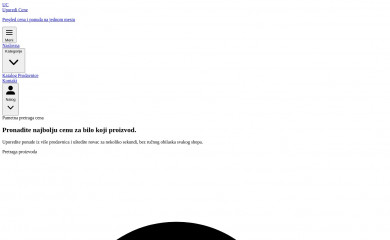 uporedicene.com screenshot