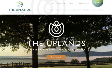 uplandscenter.org screenshot