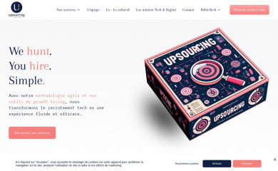 upsourcing.fr screenshot