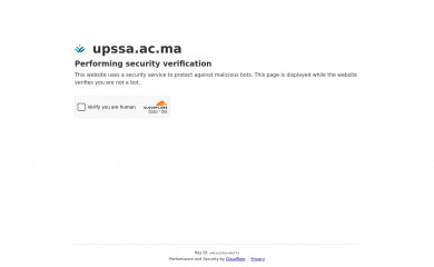 upssa.ac.ma screenshot