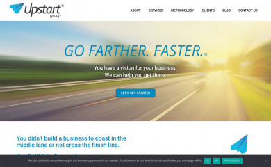 upstartgroup.com screenshot