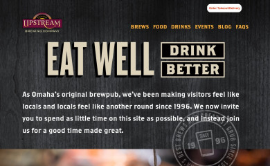 upstreambrewing.com screenshot