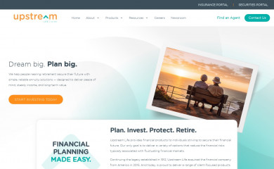 upstreamlife.us screenshot