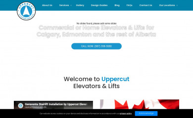 uppercut-elevator.com screenshot