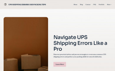 ups-error.com screenshot