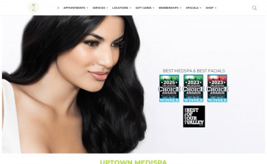 uptownmedispa.com screenshot