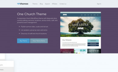 https://upthemes.com/themes/one-church/ screenshot