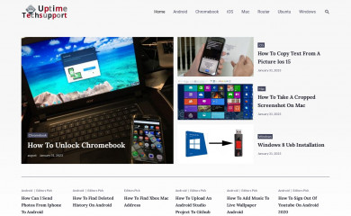 uptimetechsupport.com screenshot