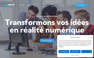 upyne.com screenshot