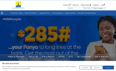 ura.go.ug screenshot
