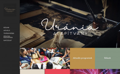 uraniaalapitvany.hu screenshot