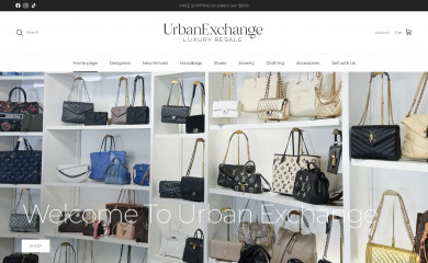 urbanexchangeclothing.com screenshot