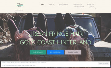 urbanfringehair.com screenshot