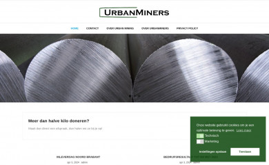 urbanminers.nl screenshot