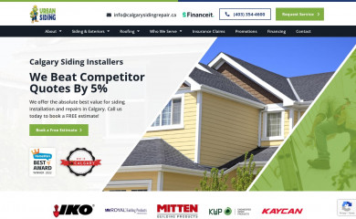 urbansiding.com screenshot