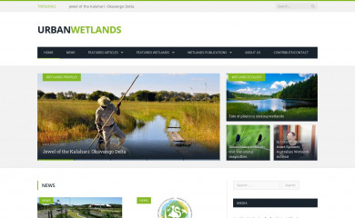 urbanwetlands.org screenshot