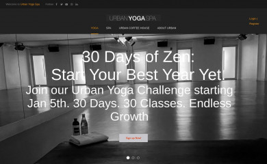 urbanyogaspa.com screenshot