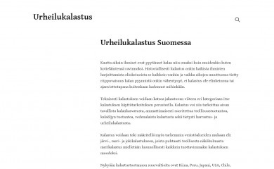 urheilukalastuslehti.fi screenshot