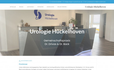 urologie-hueckelhoven.de screenshot