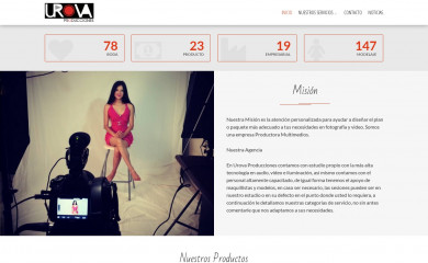 urovaproducciones.com screenshot