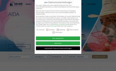 urlaub-auf-see.de screenshot