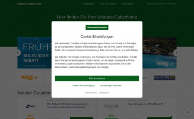 urlaubs-gutscheine.de screenshot
