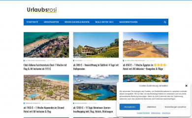 urlaubsrosi.de screenshot