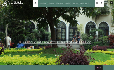 usal.edu.lb screenshot