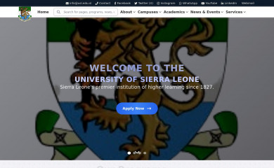 usl.edu.sl screenshot