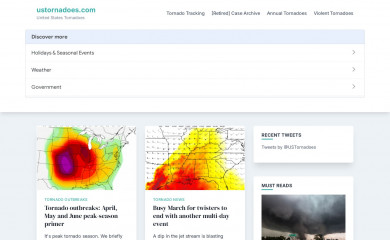 ustornadoes.com screenshot