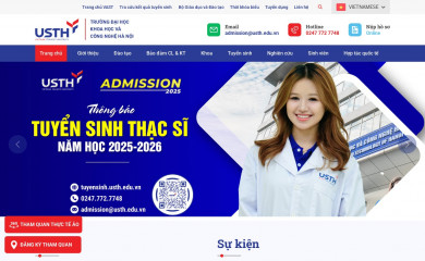 usth.edu.vn screenshot