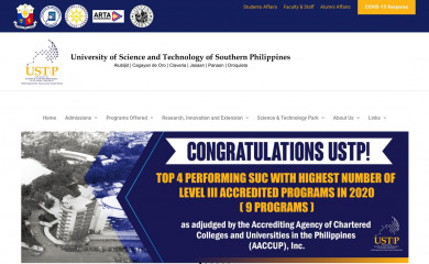 ustp.edu.ph screenshot