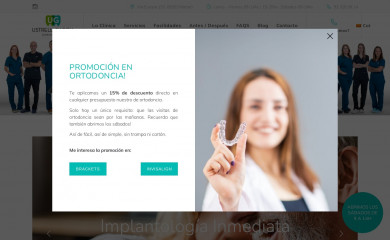 ustrellgarciaclinicadental.com screenshot