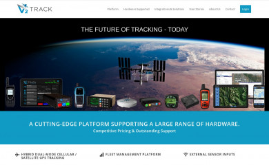 v2track.com screenshot