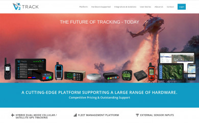 v2track.com screenshot