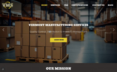 vtmanufacturing.com screenshot