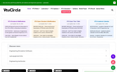 vtucircle.com screenshot