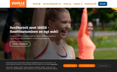 vuolleoulu.fi screenshot
