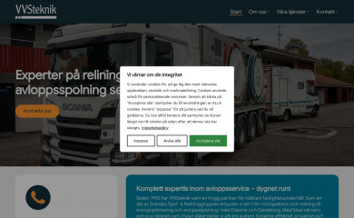 vvsteknik.net screenshot