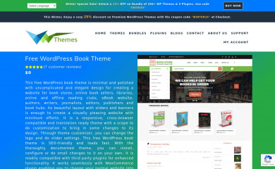 https://www.vwthemes.com/themes/free-wordpress-book-theme/ screenshot