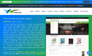 https://www.vwthemes.com/themes/free-wordpress-book-theme/ screenshot