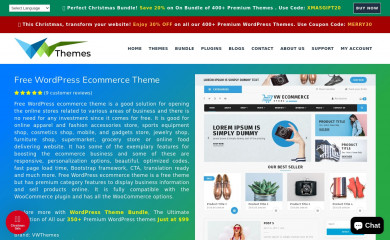 VW Ecommerce Store screenshot