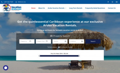 vacationaruba.com screenshot