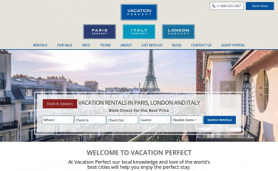 vacationperfect.com screenshot