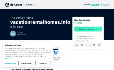 vacationrentalhomes.info screenshot