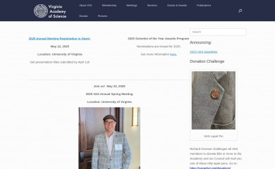 vacadsci.org screenshot
