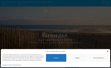 vacances-hauteville-sur-mer.fr screenshot