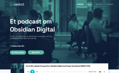 vaekstpodcast.dk screenshot