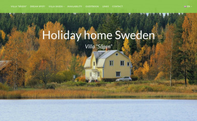 vakantievillazweden.eu screenshot