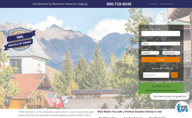 vailrentals.com screenshot